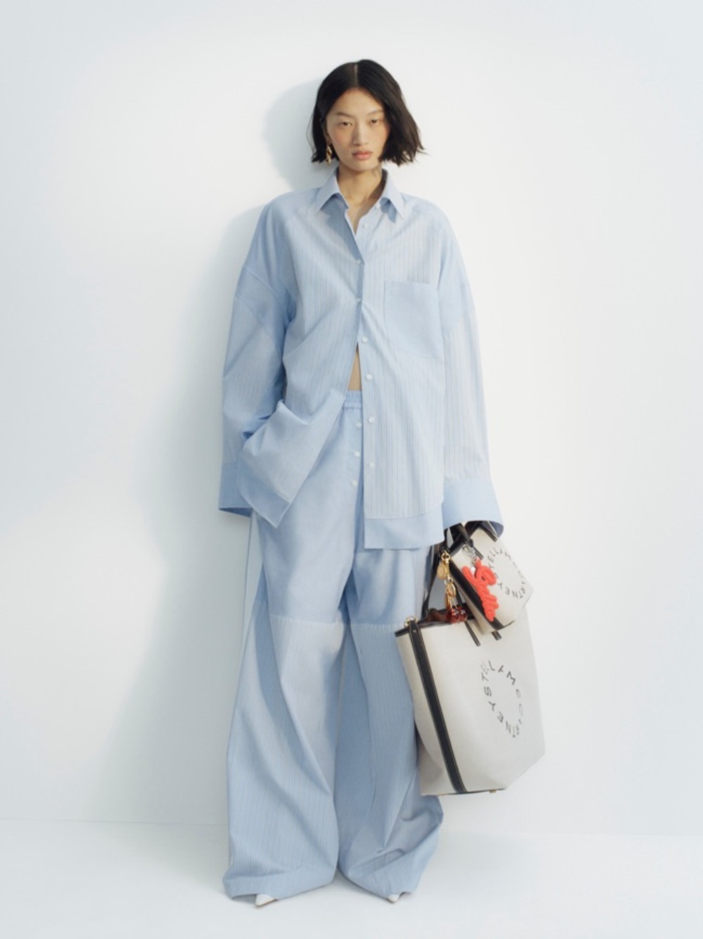 Stella McCartney X HM large canvas tote bag - Picture 3 of 16